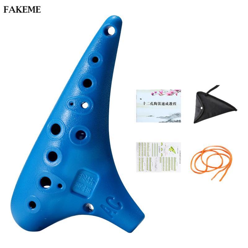 Nhỏ Ocarina 12 Lỗ Ocarina Nhạc Cụ Tenor C Ocarina Alto C Ocarina Nhạc Cụ Tiện Dụng Làm Bằng Nhựa Bền