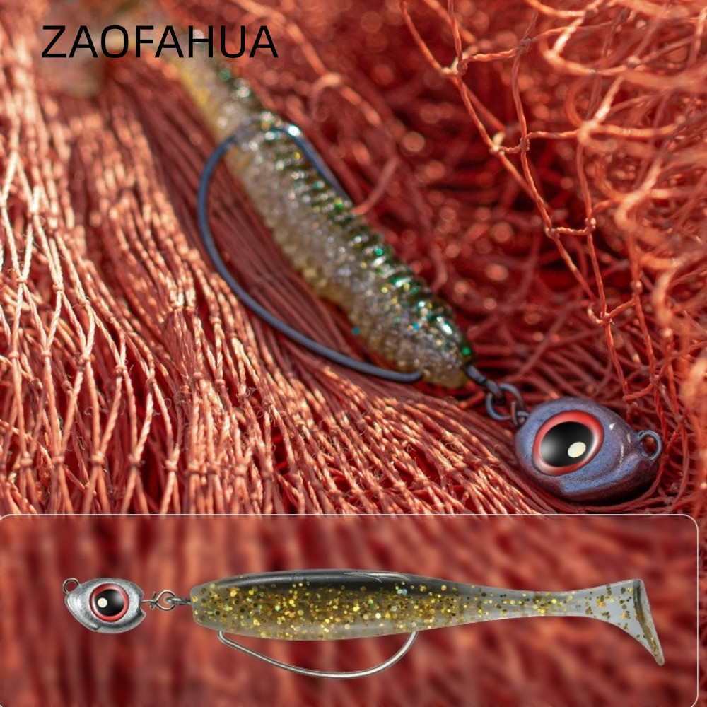 ZAOFAHUA Chì Đầu Mồi, Jig Head 3.5g / 5g / 7g / 10g Swimbait Jig Heads, 2025 Mềm Giun Dụ Đáy Cứng Ji