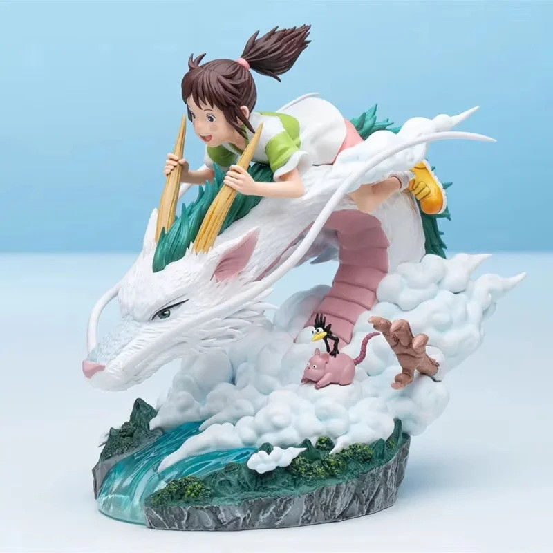 Spirited Away Hình Ogino Chihiro Và Nigihayami Kohakunushi Anime Fiugre Pvc Mô Hình Hành Động Búp Bê