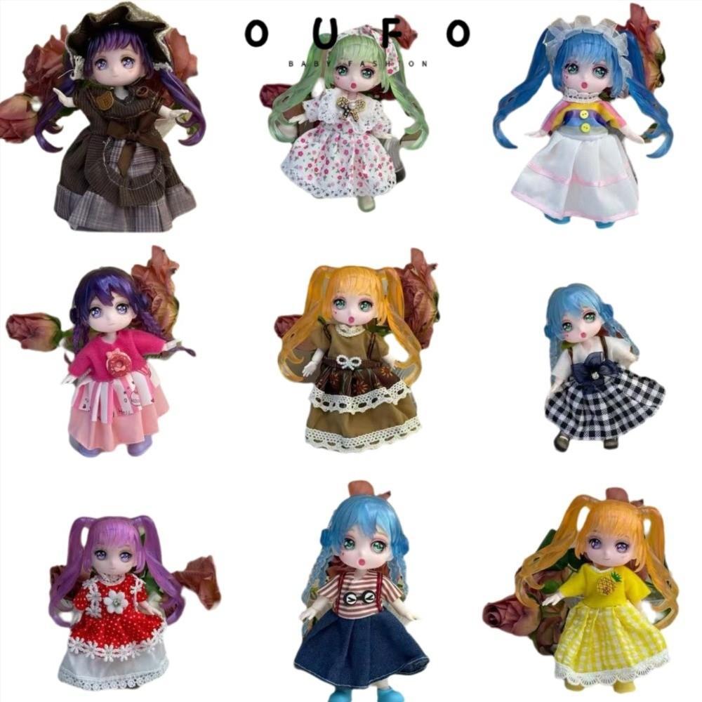 Cơ thể búp bê OUFO, Búp bê khỏa thân Thân thể di chuyển cao 13cm, Đồ chơi Hình cầu Khớp nối nhiều kh