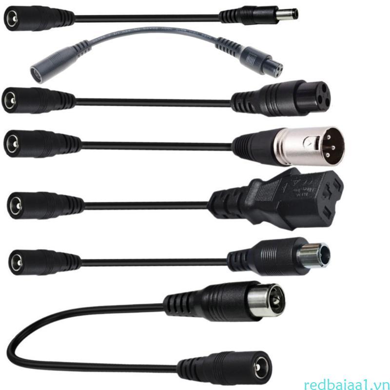 Copper Wire DC5521 Female to 3PIN Aviation Head Adapter Cable Converter Cord