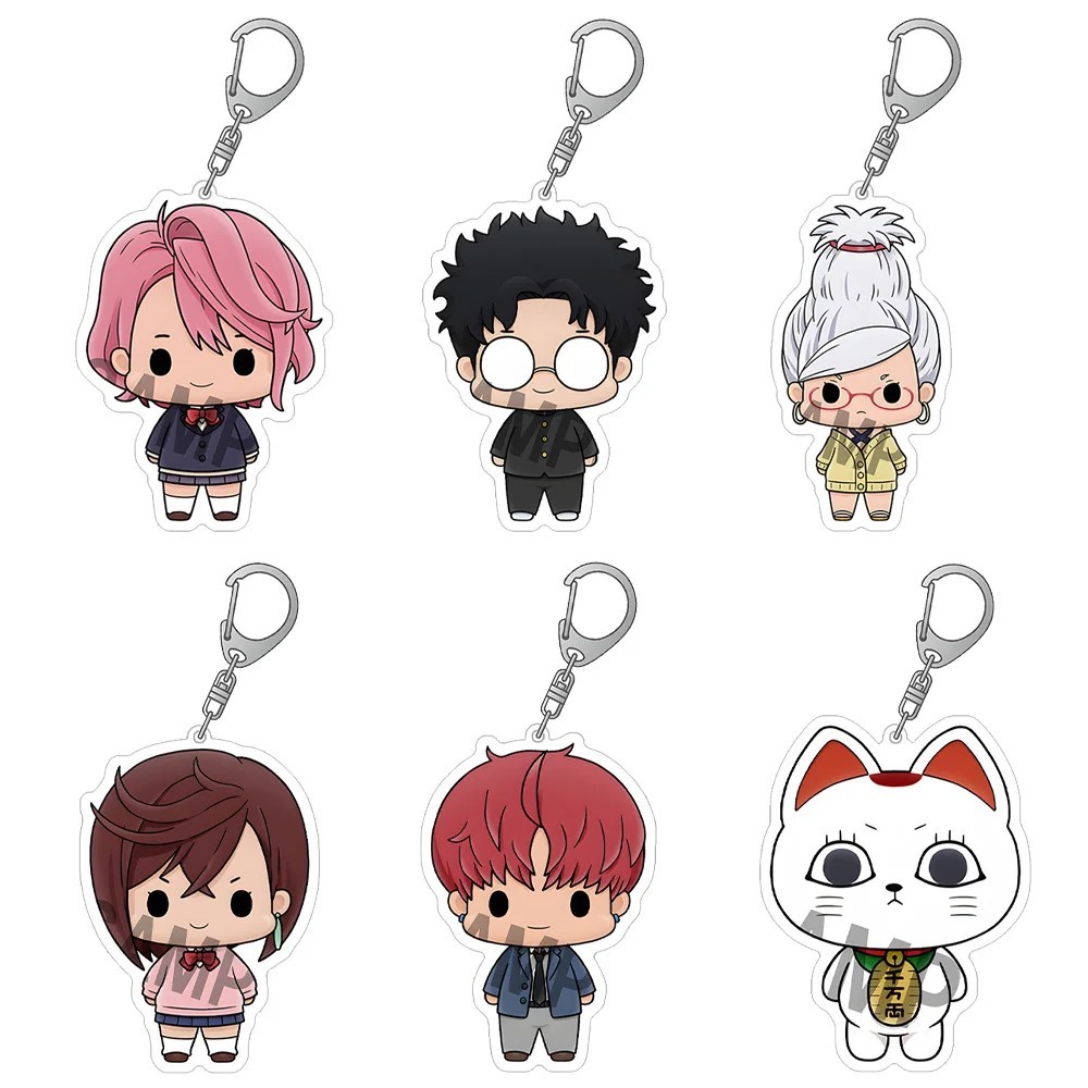 Móc khóa Dandadan anime mô hình acrylic chibi Momo Ayase Okarun Aira Jiji Seiko Turbo Granny phụ kiệ