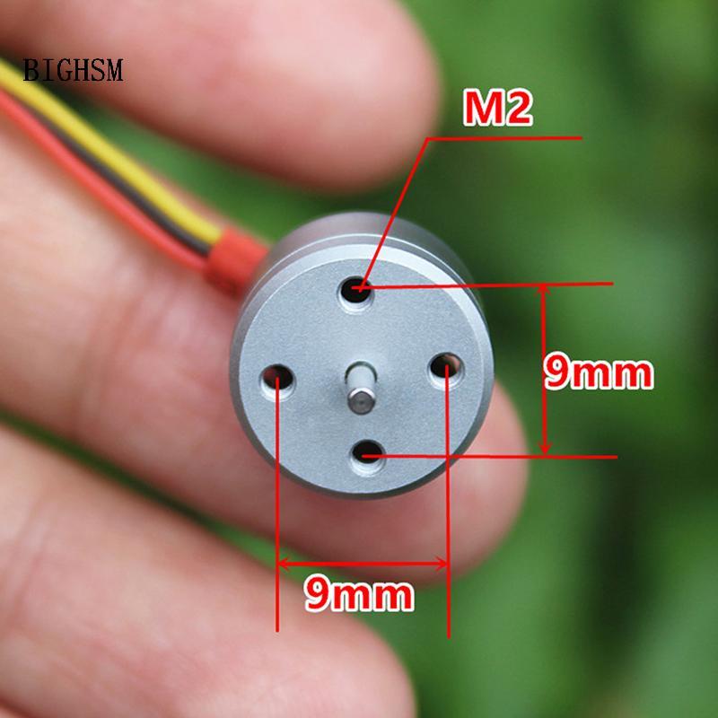 BIGHSM Micro 1104 HM Động cơ không chổi than 1-2S 4300KV Mini RC Quadcopter cho Diy Mini FPV Máy đi 