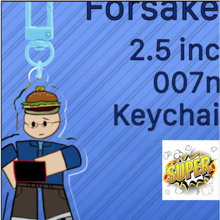 Móc khoá Forsaken 2.5in 007n7 Keychain