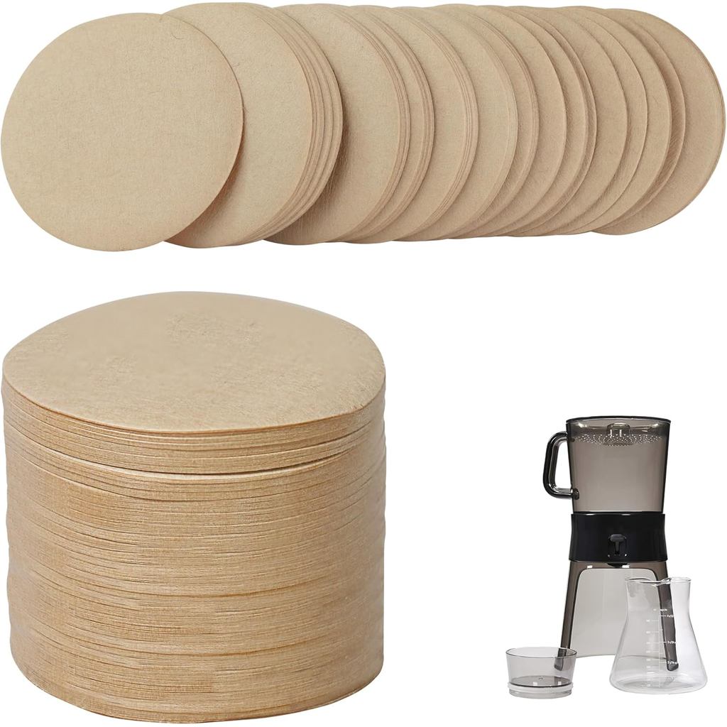 Bộ Lọc Cà Phê Tương Thích Với Máy Pha Cà Phê OXO Cold Brew, Bộ Lọc Giấy Tròn 500 Chiếc Cho Máy Pha L