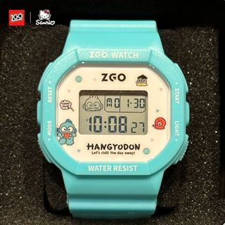 Graffiti Vuông Thanh Niên Học Sinh Tiểu Học Trẻ Em Đồng Hồ Điện Tử Sanrio Khớp Nàng Tiên Cá Hanton Đồng Hồ Nữ