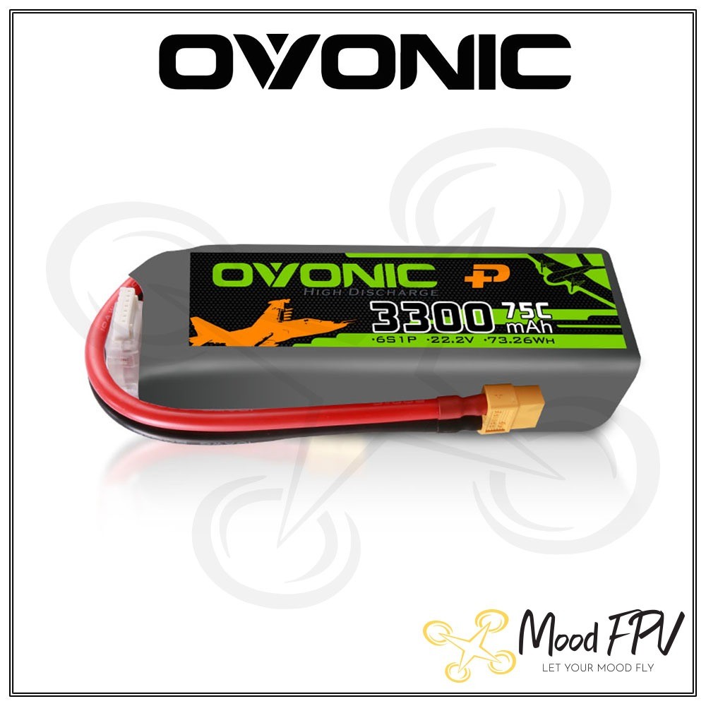 Ovonic 3300mah 6S 75C XT60 Plug