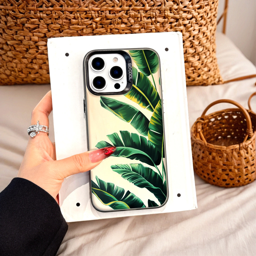 Ốp Lưng Iphone Phim hoạt hình thời trang Cho Iphone 7 xs xr 11 12 13 14 15 16 Pro Max Plus banana le