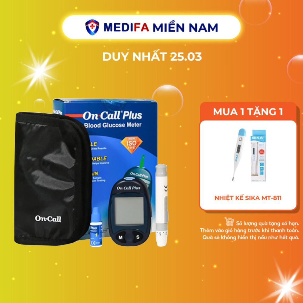 Máy Đo Đường Huyết On Call Plus Đo Đường Huyết Cá Nhân, Chưa Có Que Thử