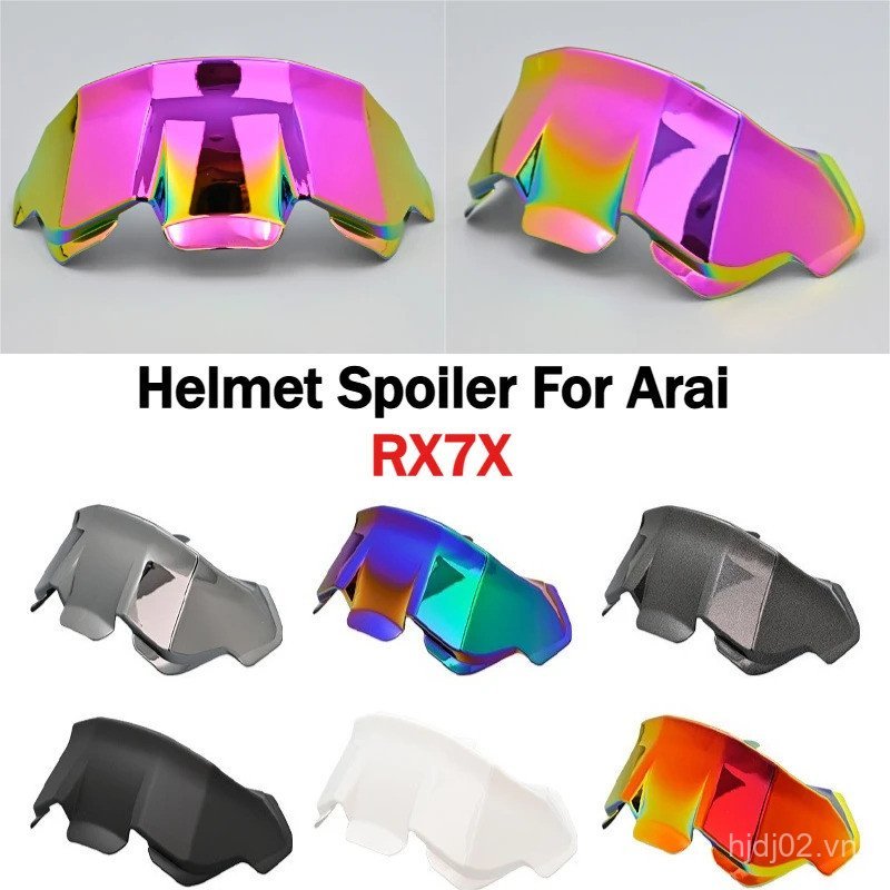 RX7X spoiler Mũ bảo hiểm lướt gió Cánh lướt gió cho Arai RX-7X VZ-Ram RX7V RX7 Xe máy Viền phía sau 