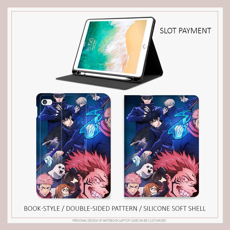 Bao da iPad Jujutsu Kaisen POWER - ốp lưng ipadgấu ôm cho Air 4/5/6 M3, iPad Gen 11 A16, Pro 12.9 - 