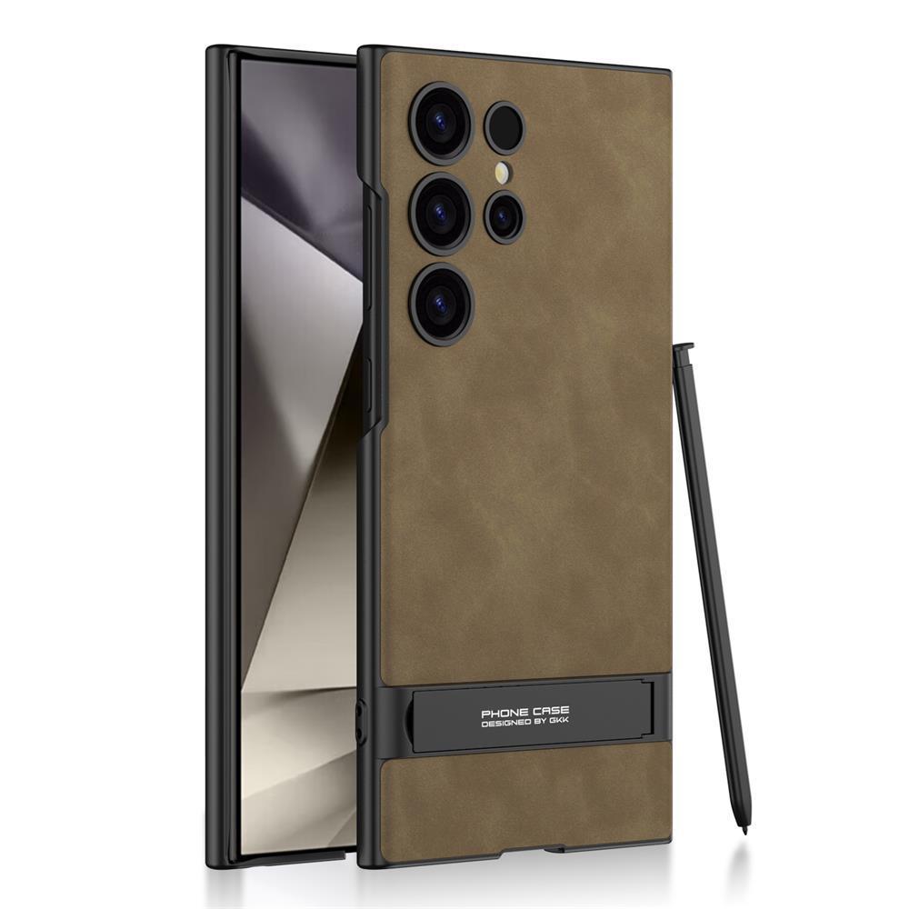 Ốp Lưng Da Mờ PU Sang Trọng Cho Samsung Galaxy S25 Ultra 360 Độ Bảo Vệ Mềm Cho Galaxy S25 Ultra Ốp L
