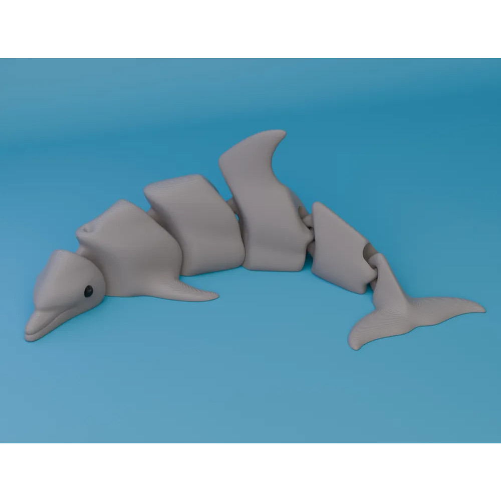 Mô hình đồ chơi Cá Heo in 3D, mô hình cá mập, cá mập baby shark