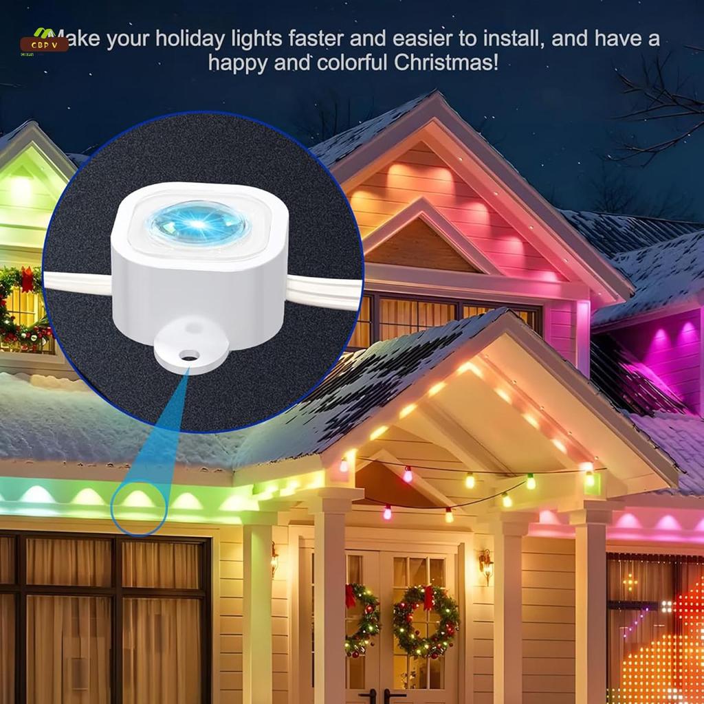 Govee H706 Đèn Led Gắn Giá Đỡ Vỏ Bảo Vệ Nhà Ở Kẹp Cho Dây Ngoài Trời Đèn Trang Trí