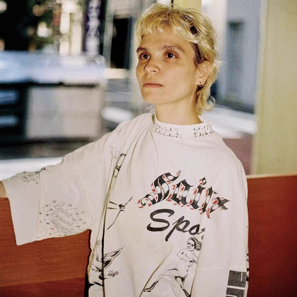 BANN Saint OF Michael Artist's graffiti vintage Loose-fitting, trendy, vintage long-sleeve shirt T M