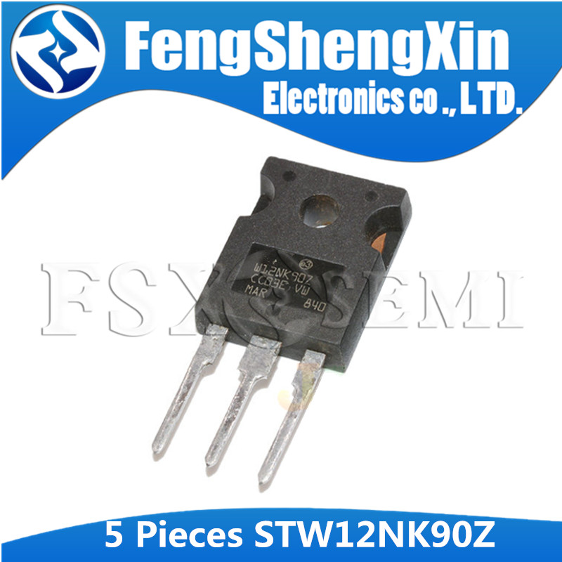 5 Chiếc STW12NK90Z TO247 W12NK90Z TO247 STW12NK90 12NK90 MOSFET Điện