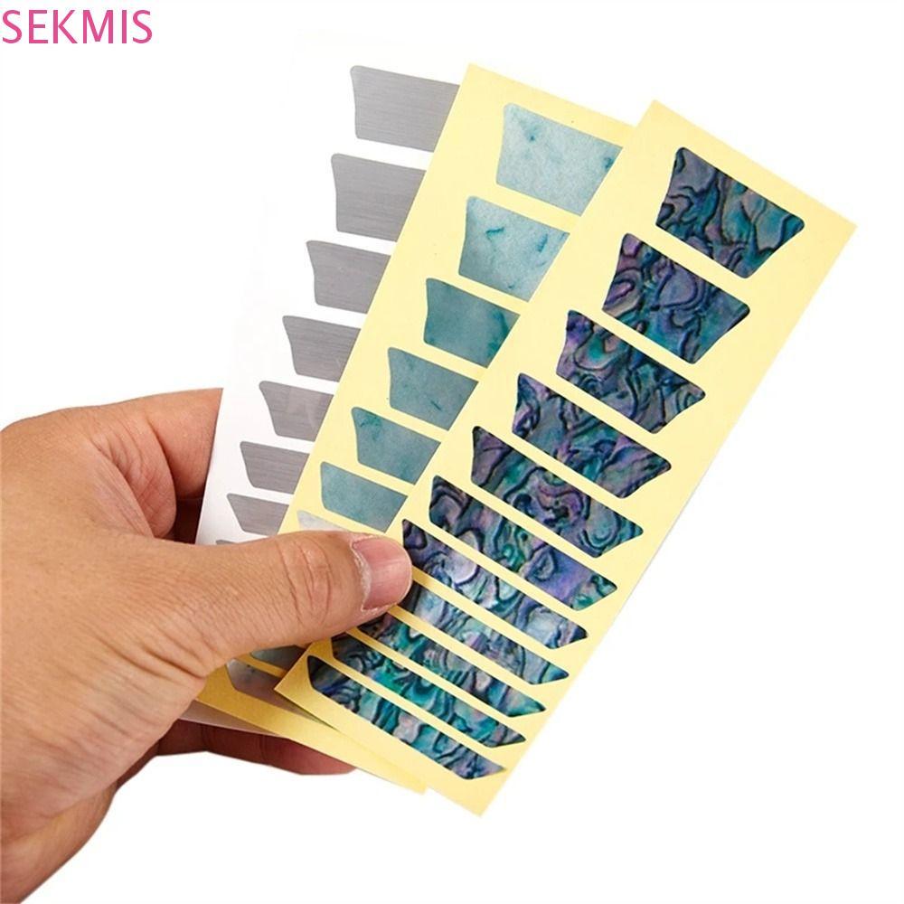 SEKMIS Cross Inlay Đề Can Guitar Inlay Miếng Dán Siêu Mỏng Đàn Guitar Điện Bass Guitarra Phụ Kiện Đà