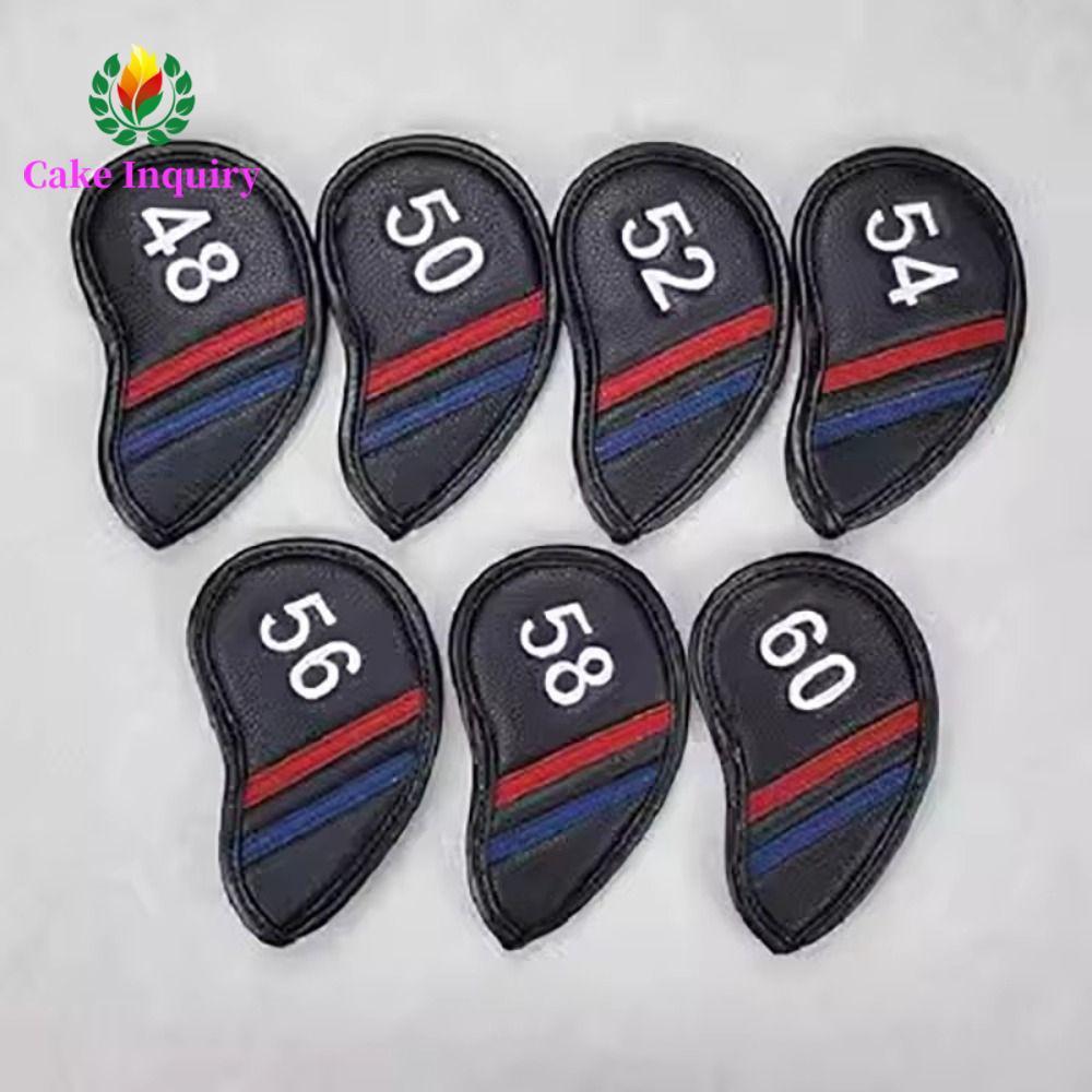 SAHRAI Sand Wedge Headcover, Angle Club 56 58 60 Độ Golf Wedge Cover, Đen / Trắng 48 50 52 54 Độ Số 