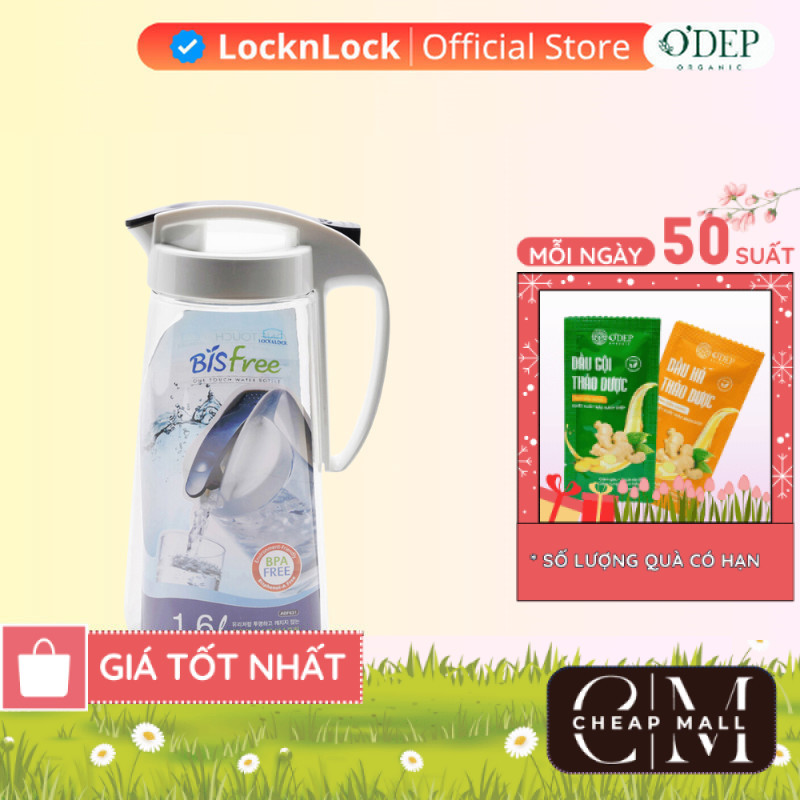Bình nước LocknLock One Touch 1.6L Chính hãng ABF631 - CHEAP CMO