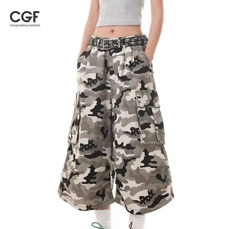 Quần Crop Nữ Style Retro Mùa Hè