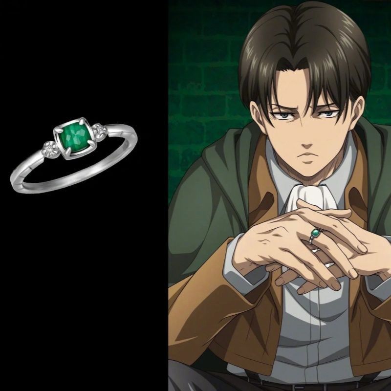 Tấn công Titan Levi Ackerman / Tấn công Titan Levi Ackerman Nhẫn Anime Hàng hóa / đay