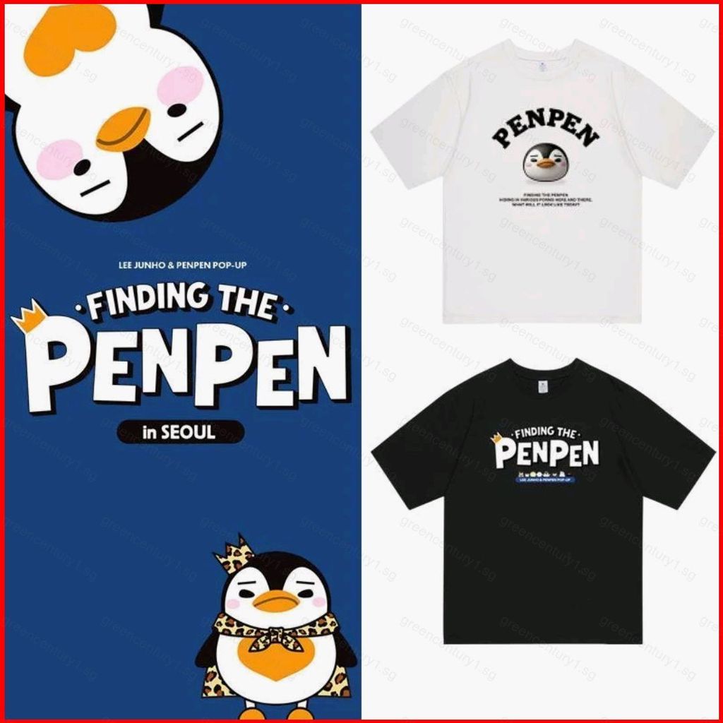 GC1 2PM LEE JUNHO Áo thun cotton PENPEN POP UP FINDING THE PEN PEN‌ Người hâm mộ KPOP quà tặng áo ng