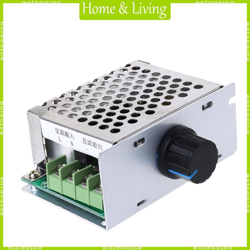 AOTO AC Đầu vào 220V cho đầu ra DC 10-210V PWM 220V cho bộ điều khiển tốc độ động cơ bàn chải DC