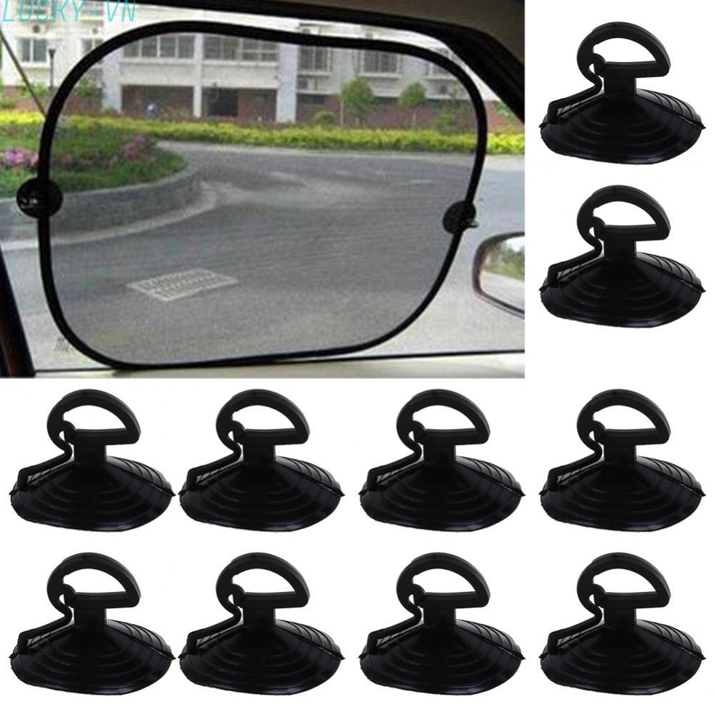10XSuction Dovetail Clear Cups Car Sunshade Hook Suckers Pad Holder Strong 3.5cm