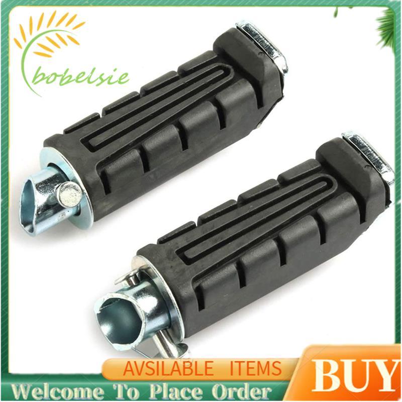 Moto Đen Phía Sau Để Chân Chốt Bàn Đạp Trái & Phải Xe Máy Cao Su Chân Gai Cho YBR 125 XTZ 125