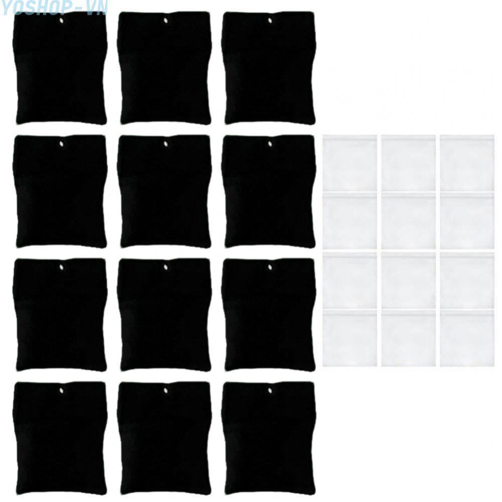 [Ysp]Curtain Sandbag 15 Ounces Capacity 8/12 Pack Self-Adhesive Closure Versatile Use