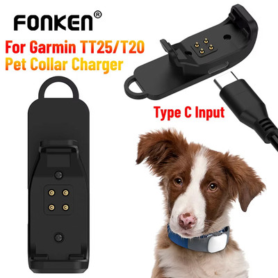 Fonken Garmin Pet Dog Vòng Cổ Sạc Adapter Cho Garmin TT25 / T20 Tracker Sạc Chuyển Đổi Nguồn Điện