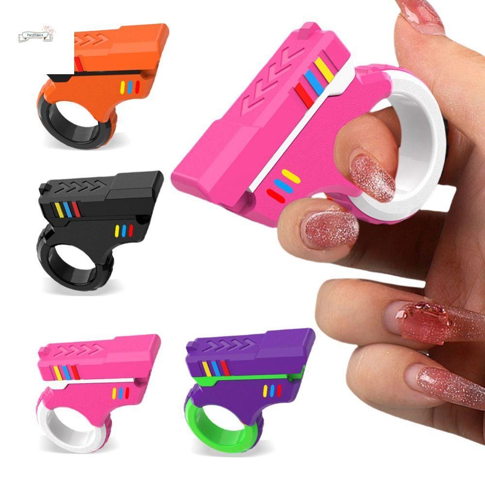 PHỤ TÙNG Thanh trượt ngón tay quay, Đồ chơi Spinner nhẹ nhàng in 3D, ABS bền tay Spinner Fidget Ring