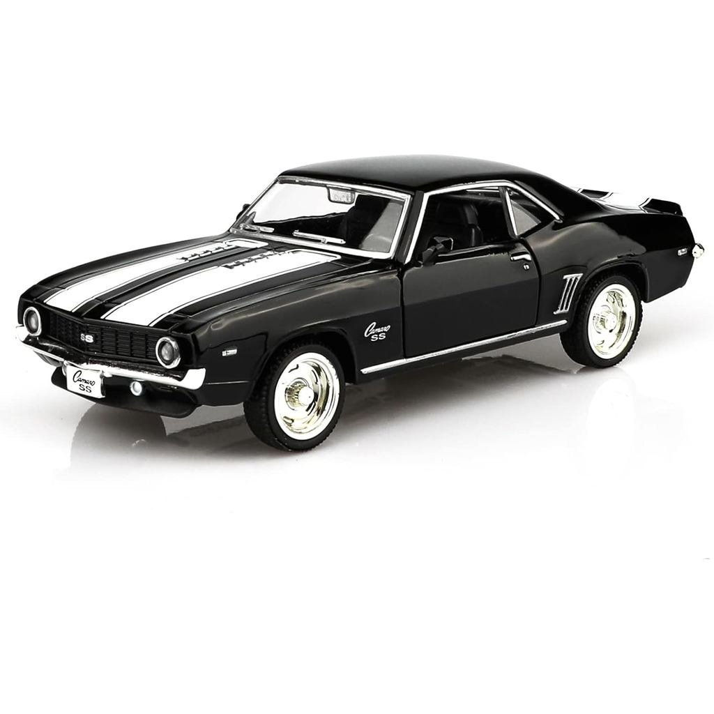 Tỉ Lệ 1 / 36 Chevrolet 1969 Camaro SS Diecast Ô Tô Mô Hình, Kéo Lại Xe Đồ Chơi Ô Tô, Ô Tô Quà Tặng C