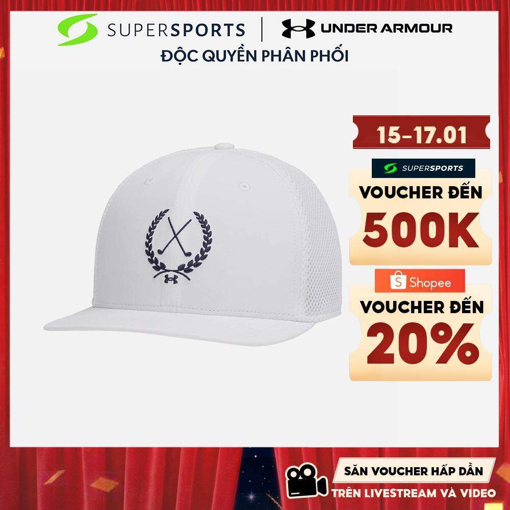 Mũ Lưỡi Trai Nam Under Armour Isochill Drive Mid Mesh Stretch Fit - 1389887-102