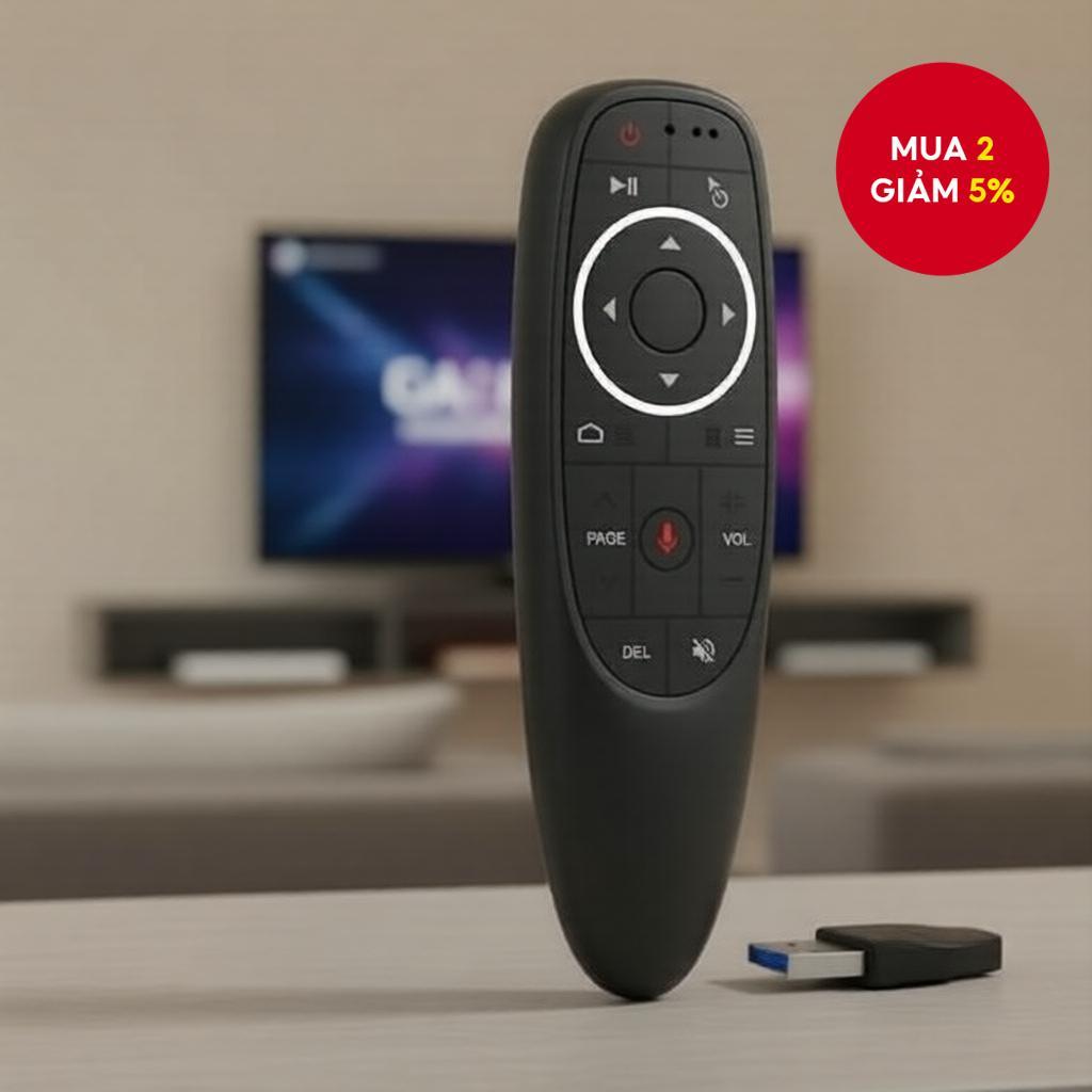 Chuột Bay Điều Khiển Giọng Nói G10S/G10S Pro 2.4G Không Dây IR Học Lệnh Tương Thích H96 MAX X88 PRO 