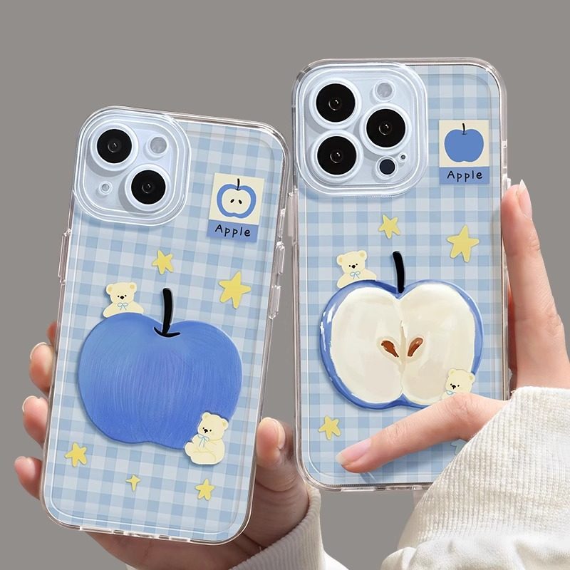 Blue Apple Thích hợp cho iqoo13 Vỏ điện thoại nữ iqoo11 Vỏ bảo vệ silicon 10pro Bao gồm tất cả chống