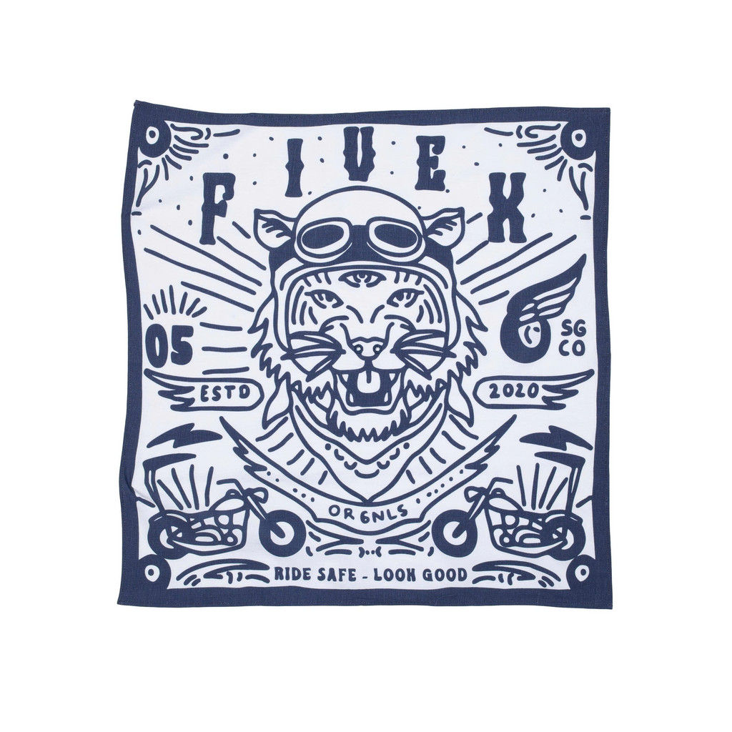 FIVEX BANDANA TIGER - BLUE