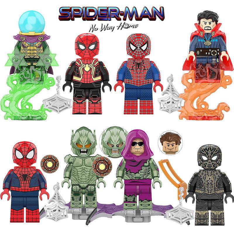 Spider-Man Hero No Return Building Blocks Little Man Green Magic Mysterious Guest Strange Octopus Do
