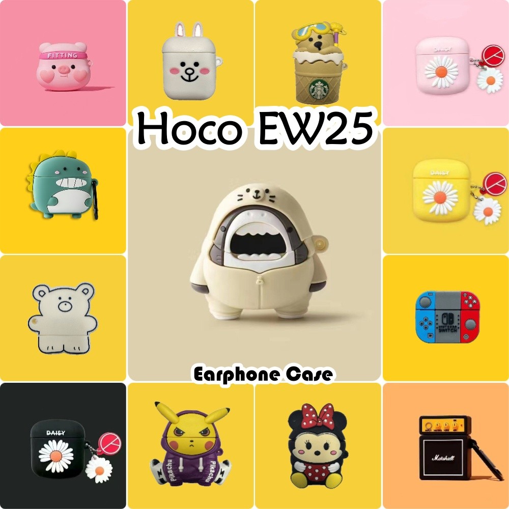 HÀNG CÓ SẴNDành Cho Hoco EW25 Ốp Lưng Silicon Mềm Tai Nghe Anime Phim Hoạt Hình Series