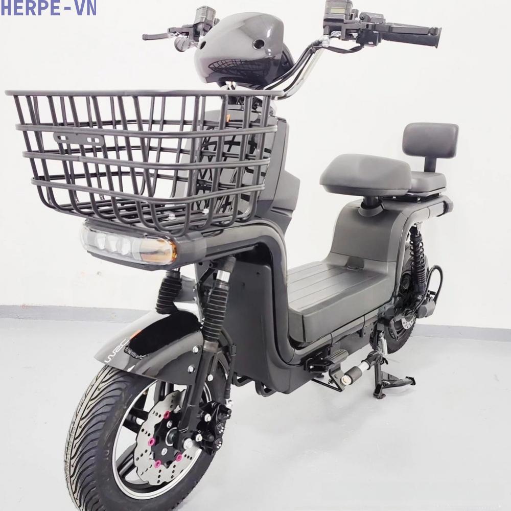 [HERPEVN]Electric Bike Basket Secure Attachment For Electric Bikes Metal Cargo Carrier[Ready stock]