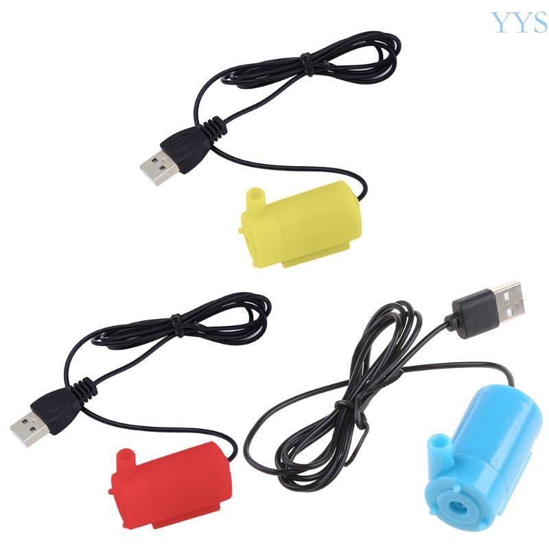 Micro Mini Submersible Water Pump Fish for Tank Aquarium USB Powered for DC 5V 2