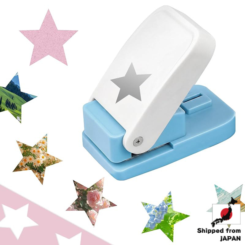 GOKEI Square Craft Punch - 25.4mm Square Hole Punch for Stamps and Paper Crafts