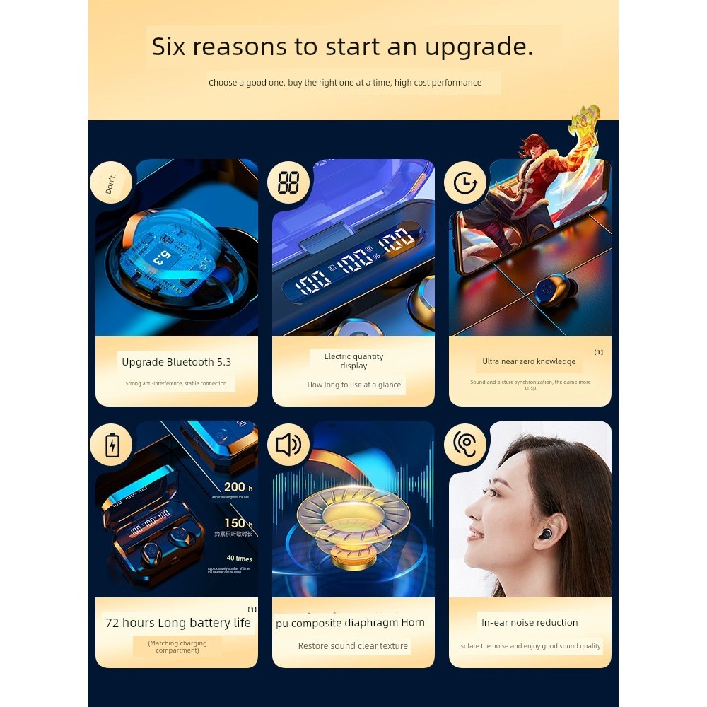 Tai nghe Bluetooth không dây thực sự dành cho bé trai kỵ binh