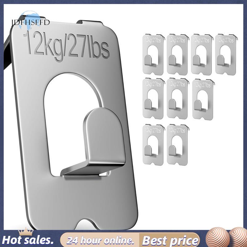 [jdfhsffd] Không cần dụng cụ cho móc treo vách thạch cao-Tạo 10 chiếc Hình ảnh hỗ trợ vách thạch cao