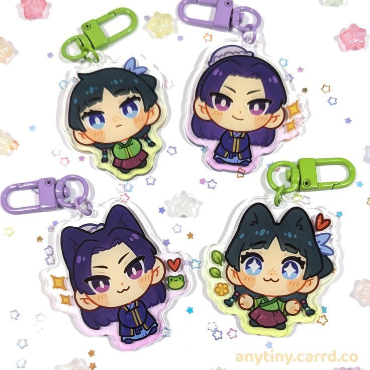 Kusuriya no Hitorigoto (The apothecary diaries) Maomao and Jinshi keychain