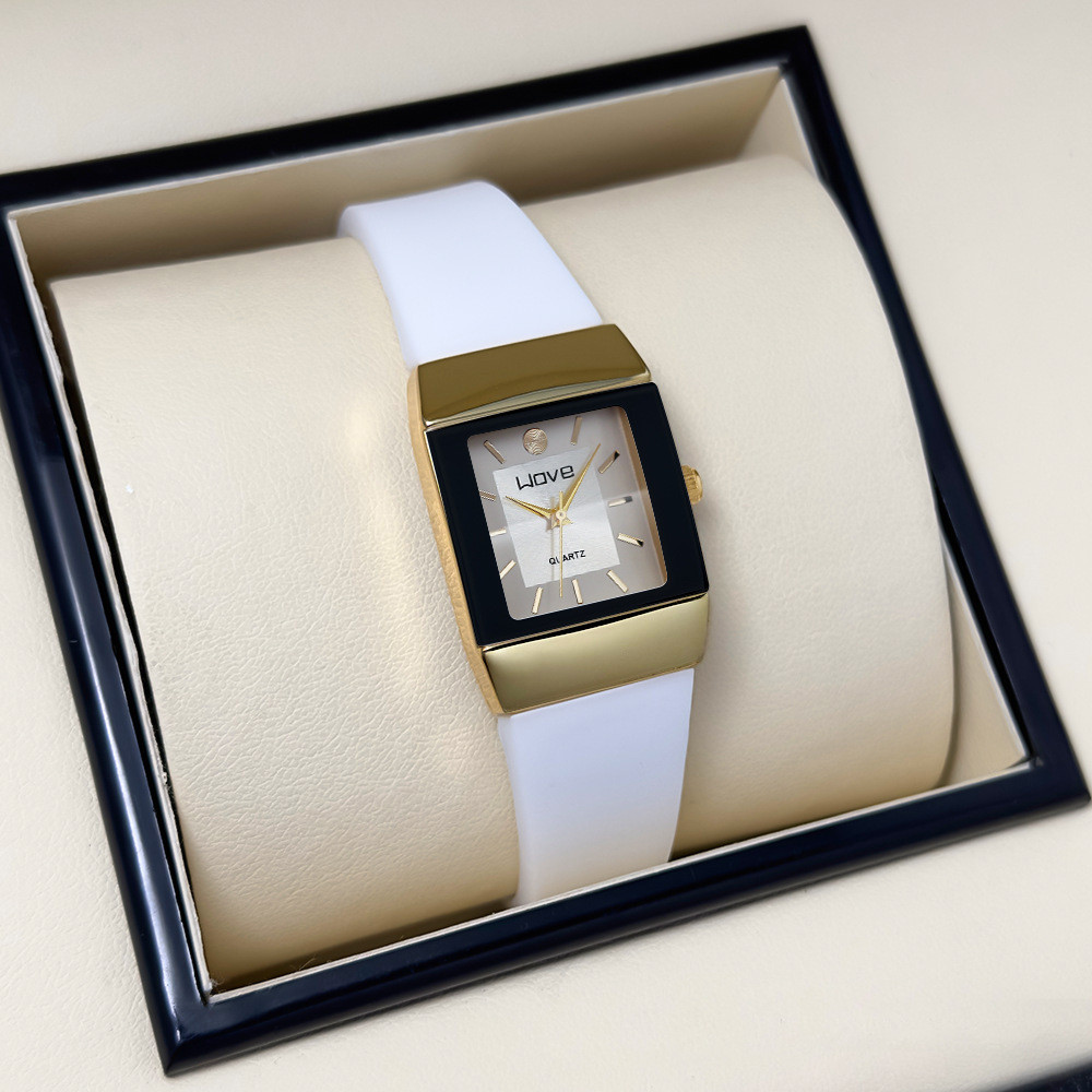 Đồng Hồ Nữ Thời Trang Cao Cấp Đồng Hồ Nữ Độc Đáo Vuông Đơn Giản Băng Silicon Thạch Anh Đồng Hồ Trung Đông Bán Chạy Đồng Hồ Bán Buôn