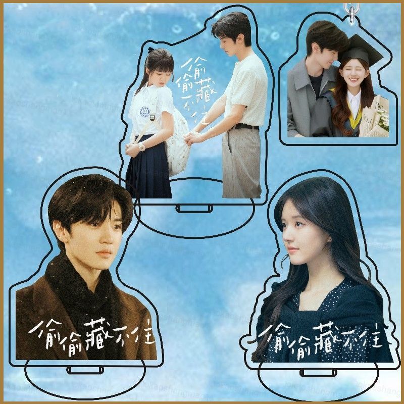 HK1 Hidden Love Duan Jiaxu Zheyuan Chen Rosy acrylic đứng móc chìa khóa Sang Zhi KH1