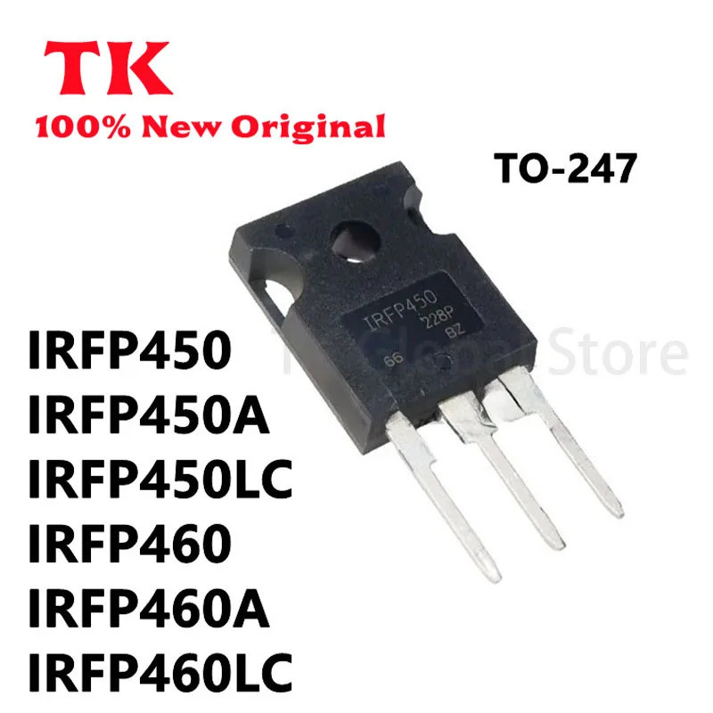 5 Chiếc IRFP450 IRFP460A IRFP450LC IRFP450A IRFP460 IRFP460LC TO-247 Transistor Hiệu Ứng Trường