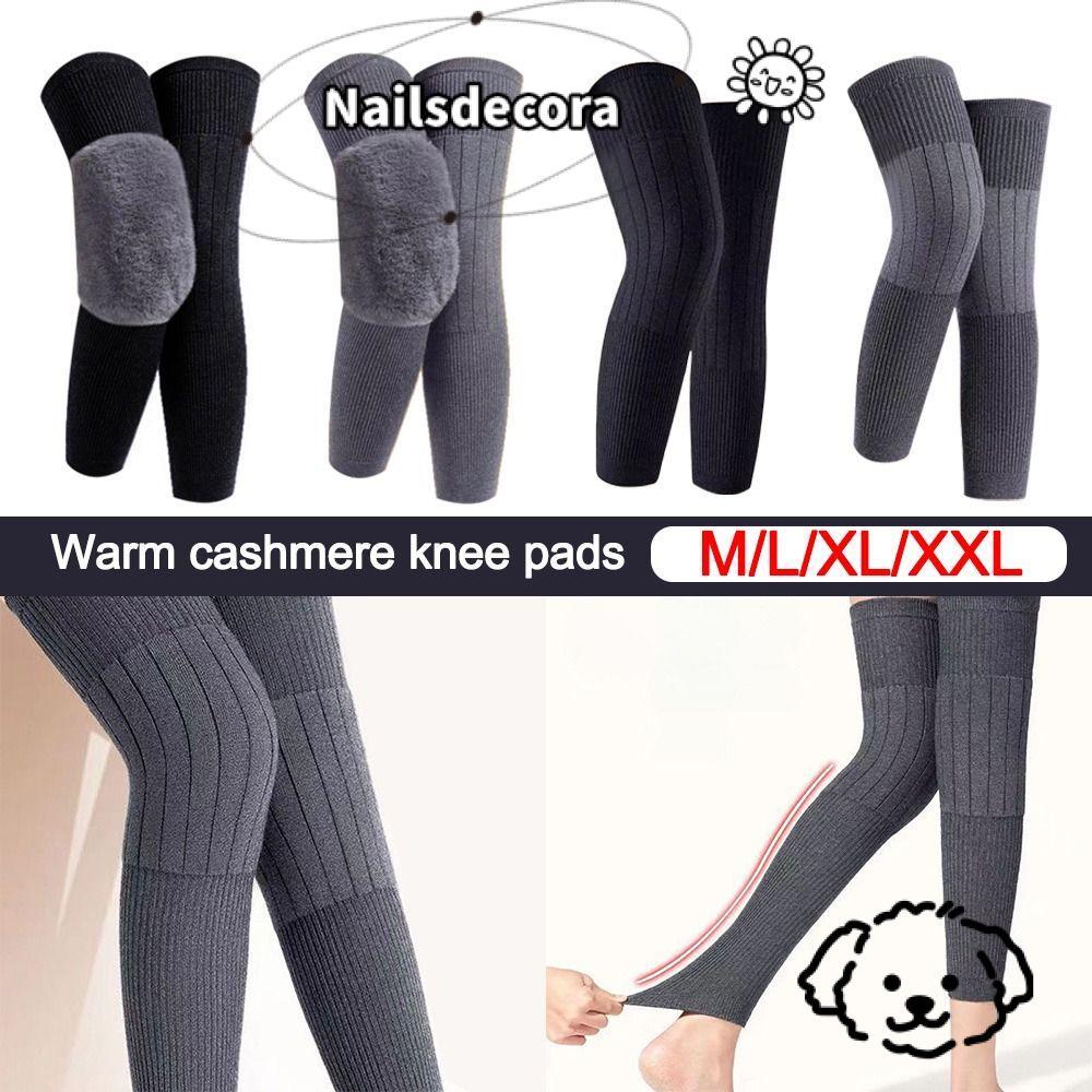 Miếng đệm đầu gối NAILS mùa đông - Dày, nhung co giãn, giữ ấm tốt