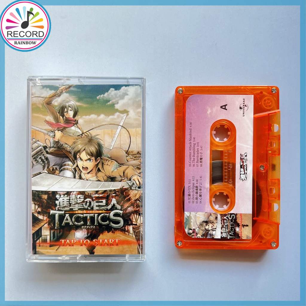 Attack On Titan Hajime Isayama Băng Cassette Tape Brand New [Sealed] Original LLCT